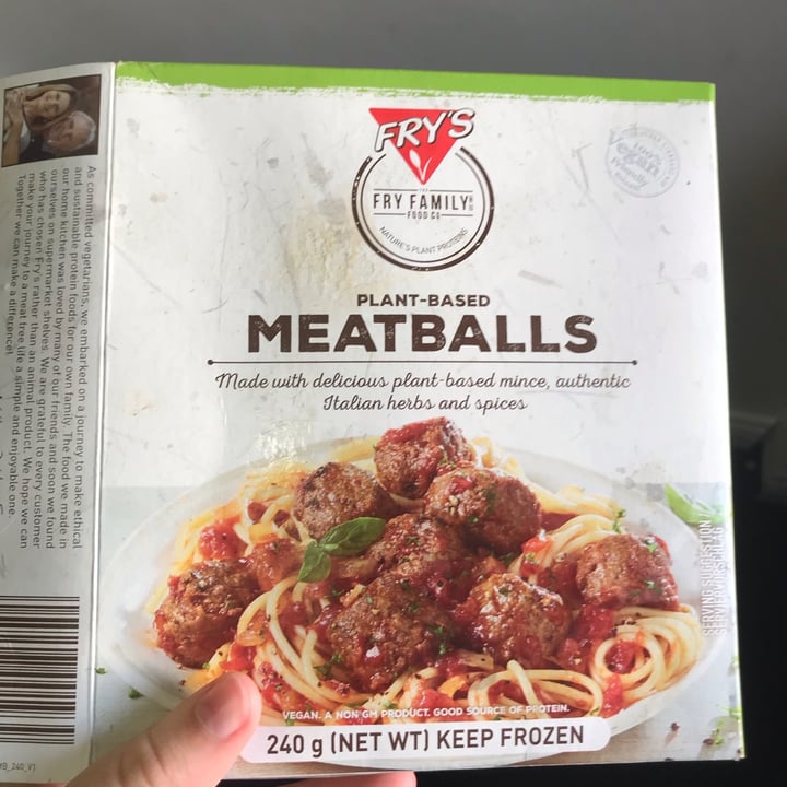 review photo of Fry's Family Food Meatballs shared by @katews on 29 Oct 2020 - review