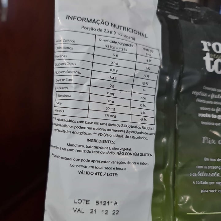 review photo of KB foods Roots to go vegetables chips shared by @adrival on 06 May 2022 - review