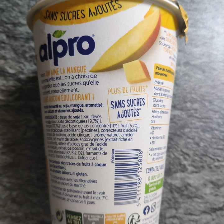 photo of Alpro Mango Yogurt (No Added Sugars) shared by @hari84 on  23 Mar 2021 - review