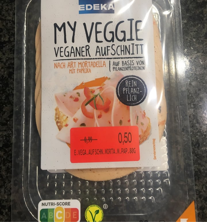 photo of My Veggie (Edeka) Veganer Aufschnitt shared by @laurahint on  10 Dec 2022 - review