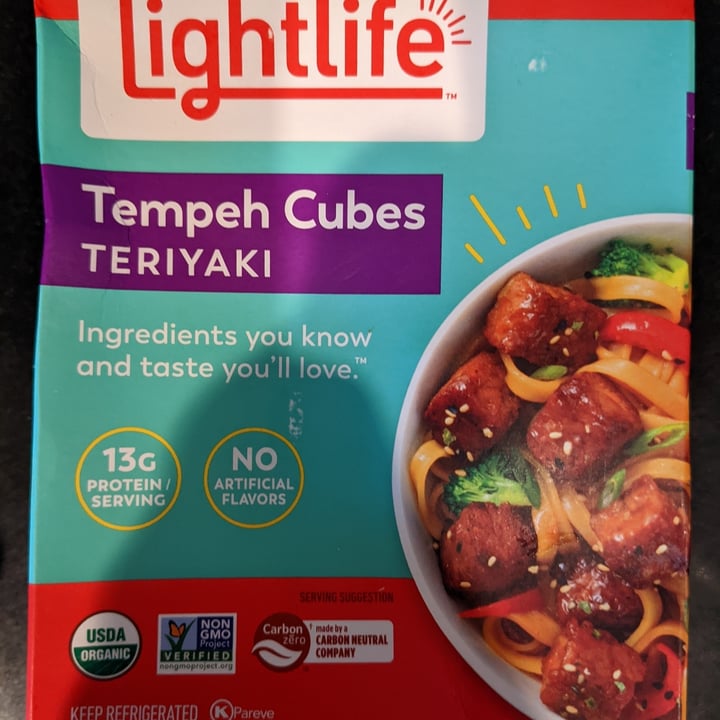 review photo of Lightlife Tempeh Teriyaki Cubes shared by @animaloveveg on 24 May 2022 - review