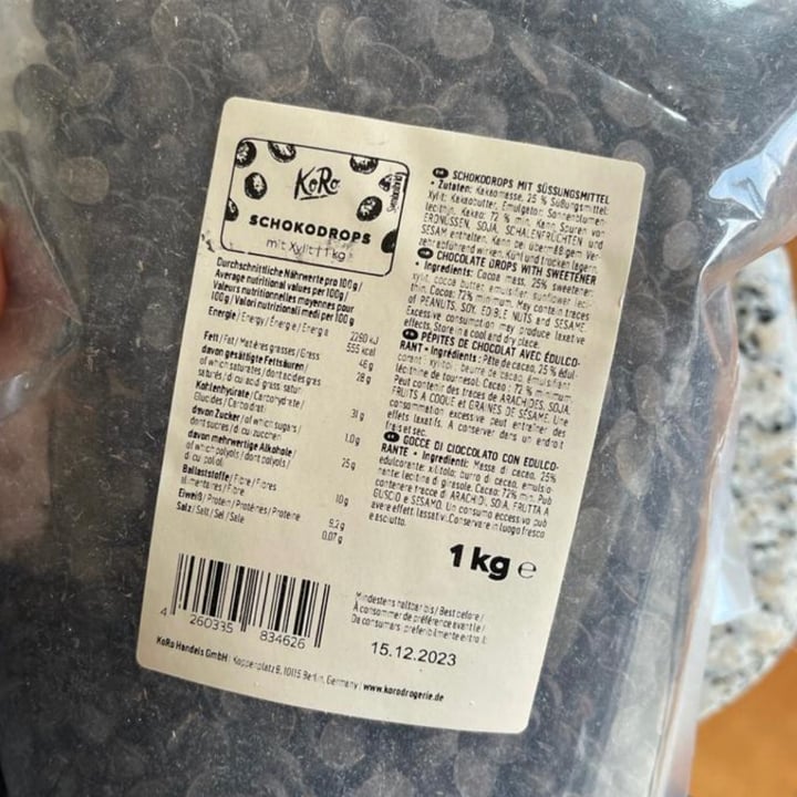 review photo of Koro Gocce di cioccolato con educlorante shared by @patrickdelorenzi on 25 Mar 2022 - review