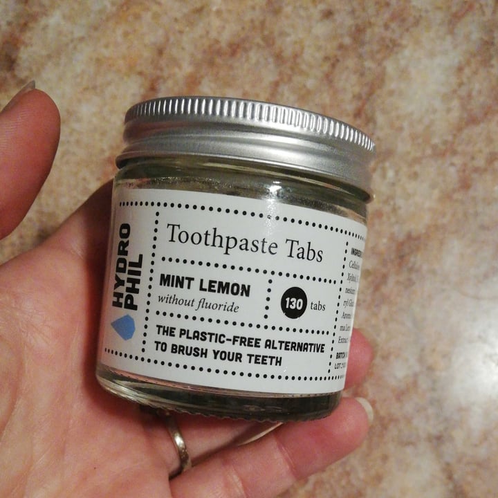 review photo of Hydrophil Dentifricio in pastiglie menta e limone shared by @solebioshop on 20 Sep 2022 - review