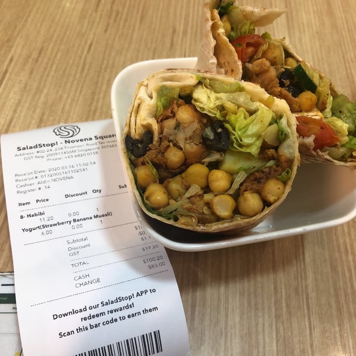 photo of SaladStop! Habibi shared by @bohnertf on  16 Mar 2020 - review