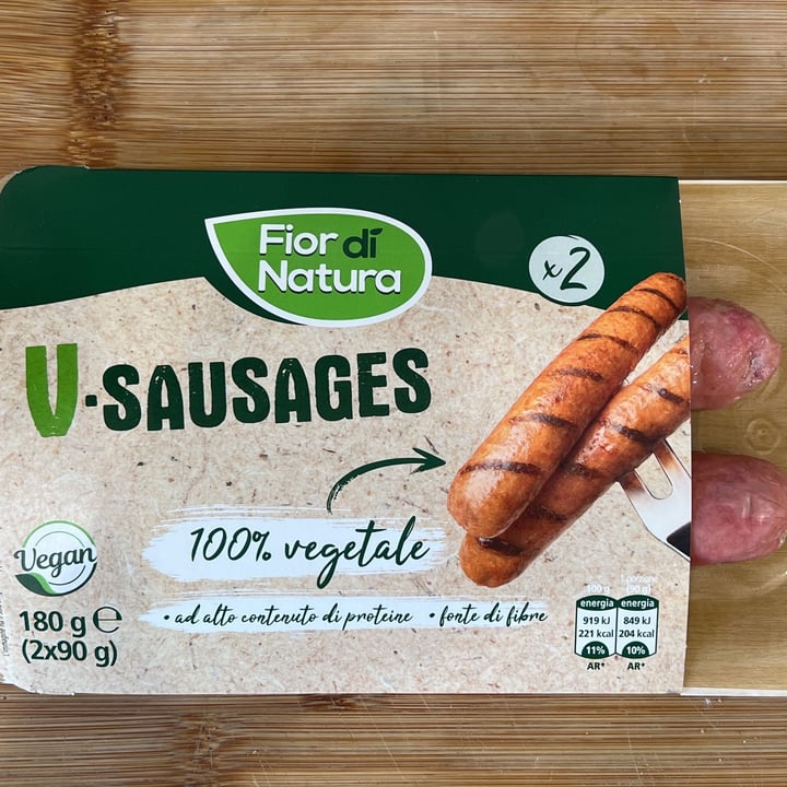 photo of Fior di Natura V-Sausages shared by @chiaradini on  07 Jul 2022 - review