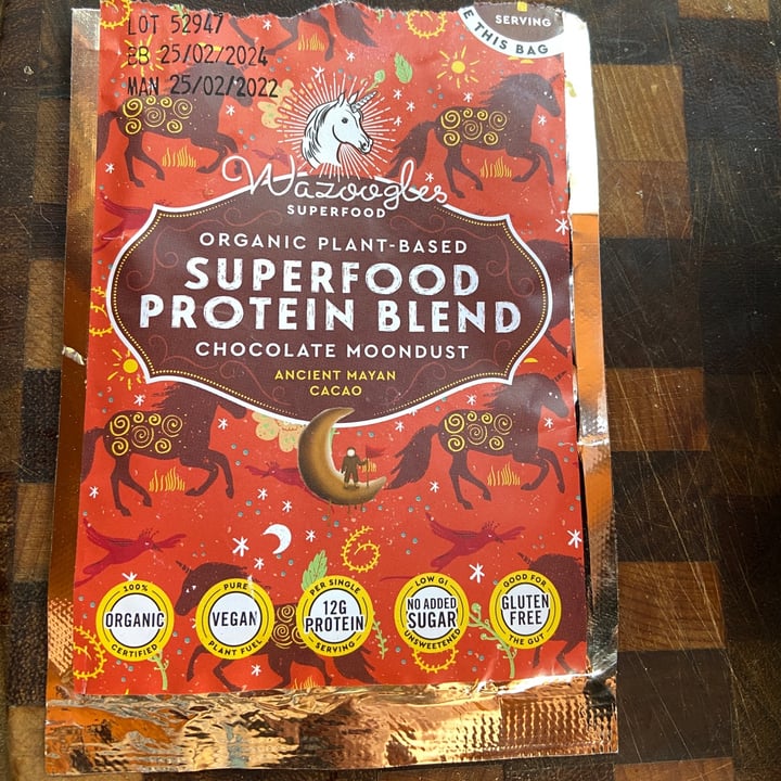 photo of Wazoogles Superfood Chocolate protein powder shared by @gracedocarmo on  26 Mar 2022 - review
