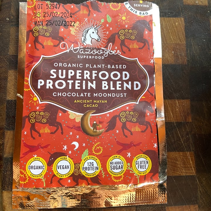 review photo of Wazoogles Superfood Chocolate protein powder shared by @gracedocarmo on 26 Mar 2022 - review