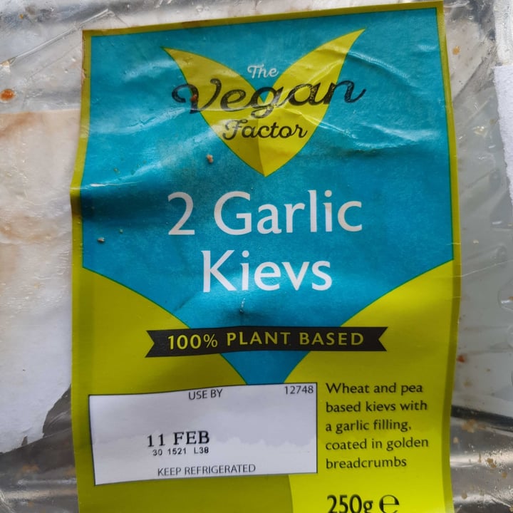 photo of The Vegan Factor Garlic chicken Kievs shared by @loopyfruitloop on  05 Feb 2021 - review