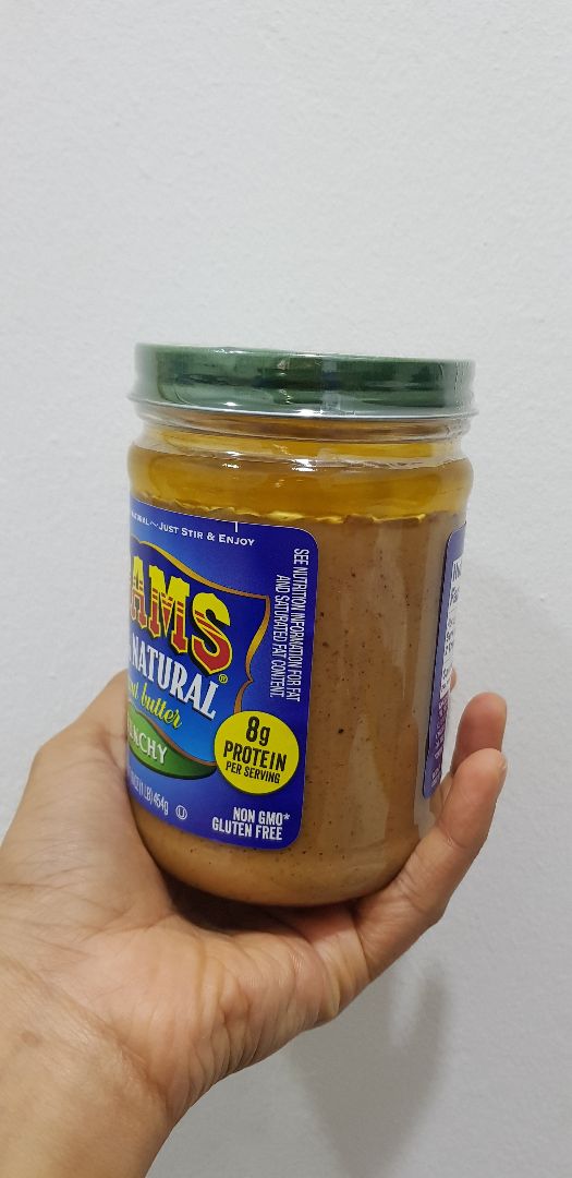 photo of Adams Natural Crunchy Peanut Butter - Unsalted shared by @dahuq95 on  14 Mar 2019 - review