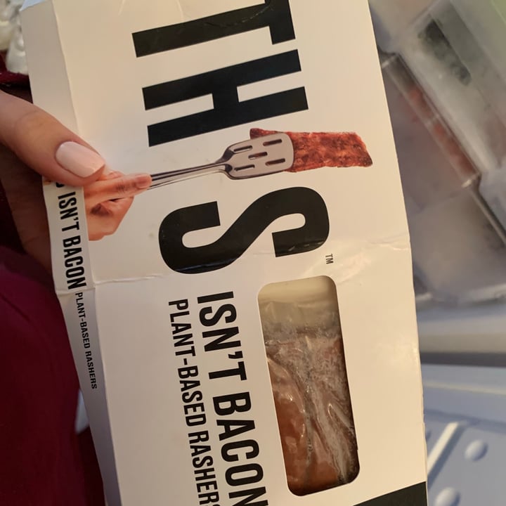 photo of THIS This isn't Bacon Plant-Based Rashers shared by @caitlaver on  16 Apr 2021 - review