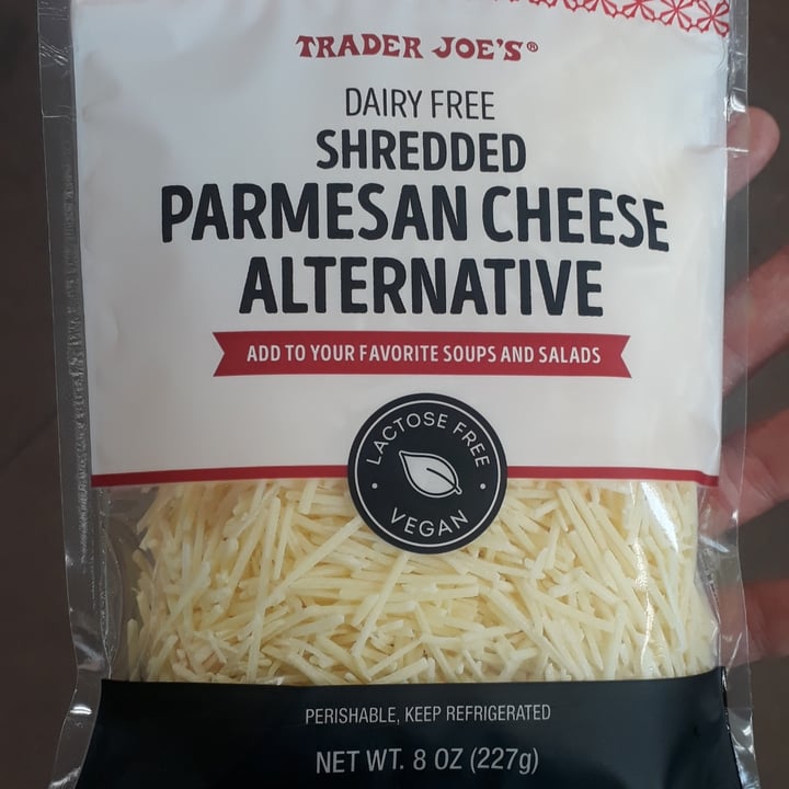Trader Joe's Dairyfree shredded parmesan cheese alternative Review