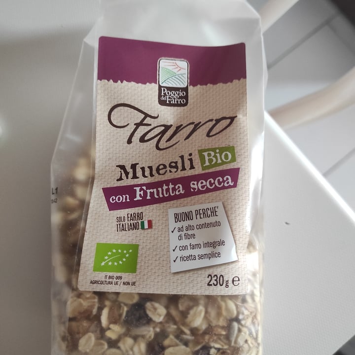 photo of Poggio del farro Muesli bio con frutta secca shared by @aalis on  07 Sep 2022 - review