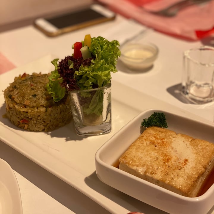 photo of SUFOOD Singapore Pan Fried Tofu With Toona Rice shared by @peasfulpea on  24 Apr 2021 - review