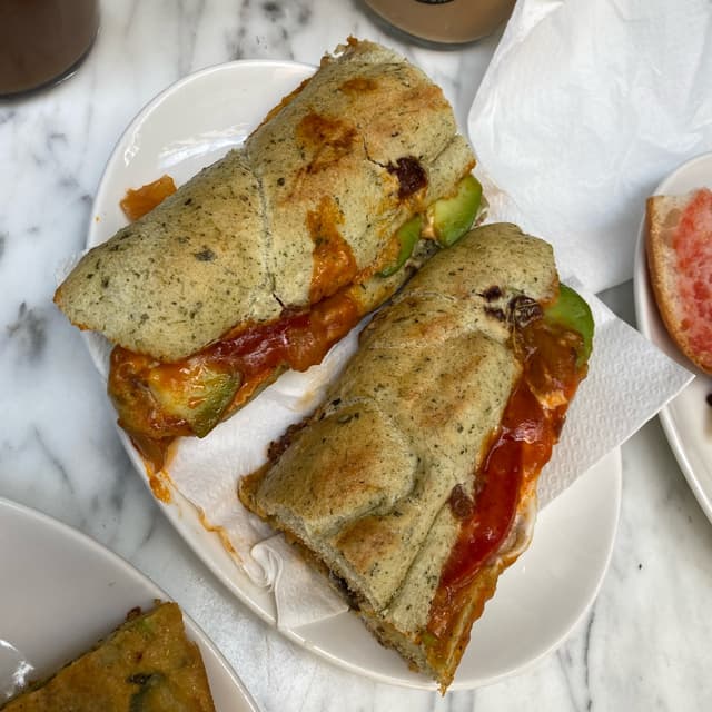 Photo du plat “bocadillo de ratatouille”