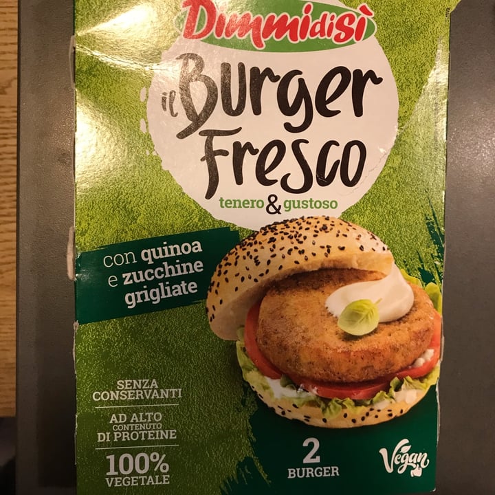 photo of Dimmidisi Il Burger Fresco con Quinoa e Zucchine Grigliate shared by @cateevey on  29 Jan 2022 - review