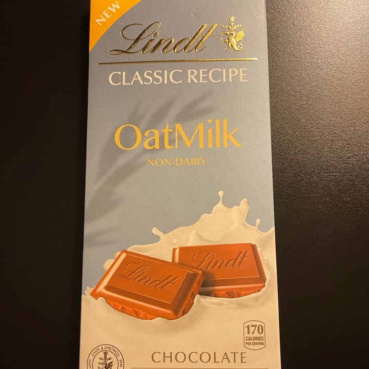 photo of Lindt Oatmilk Chocolate shared by @lakerslover77 on  09 Aug 2022 - review