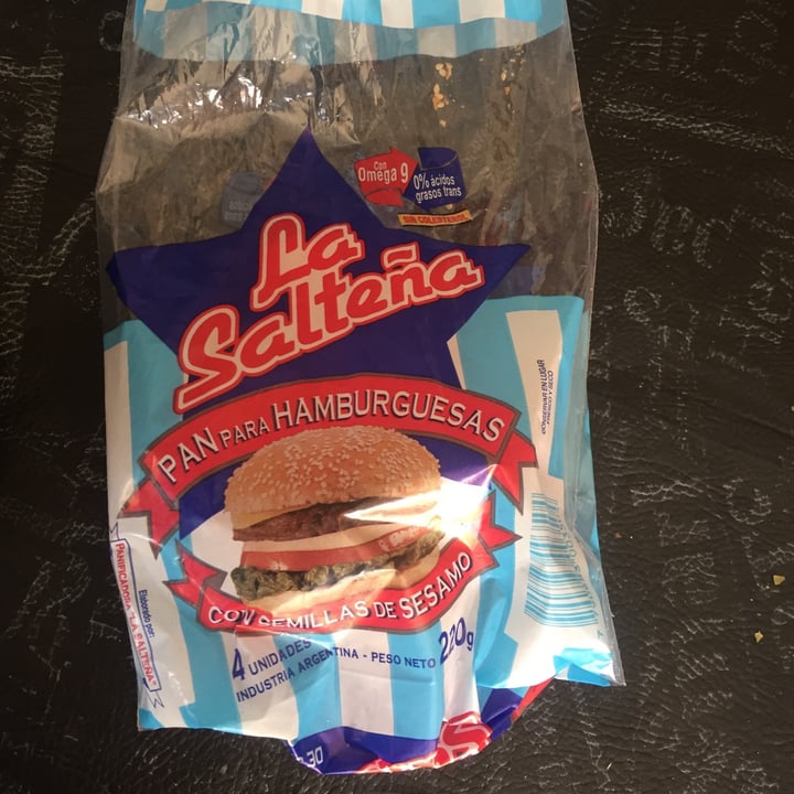 photo of La Salteña Pan para Hamburguesas con Semillas de Sésamo shared by @maguiigon on  26 Sep 2020 - review