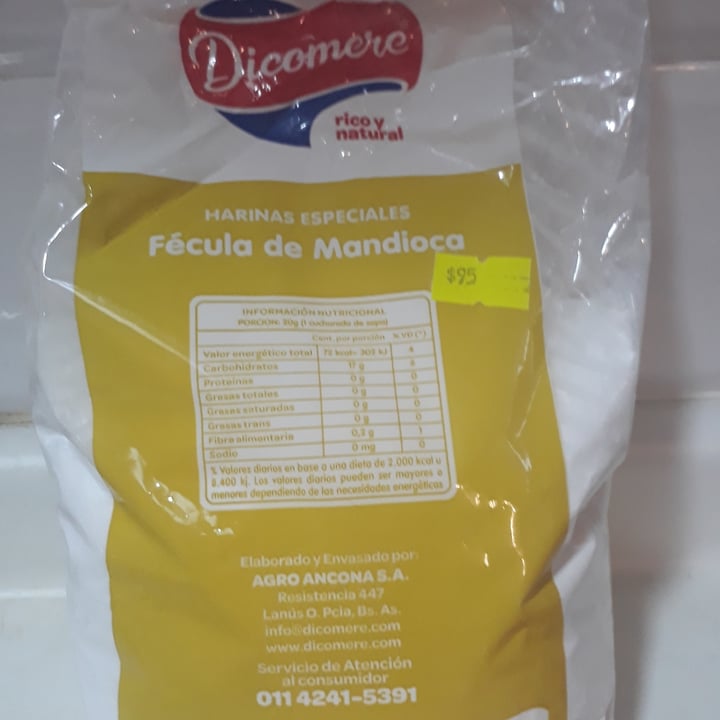 review photo of Dicomere Fécula De Mandioca shared by @bariglesias on 27 Aug 2020 - review