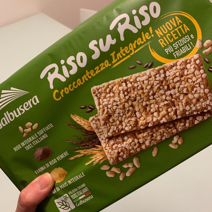 photo of Galbusera Crackers Riso su Riso croccantezza integrale shared by @eribasta on  29 Mar 2022 - review