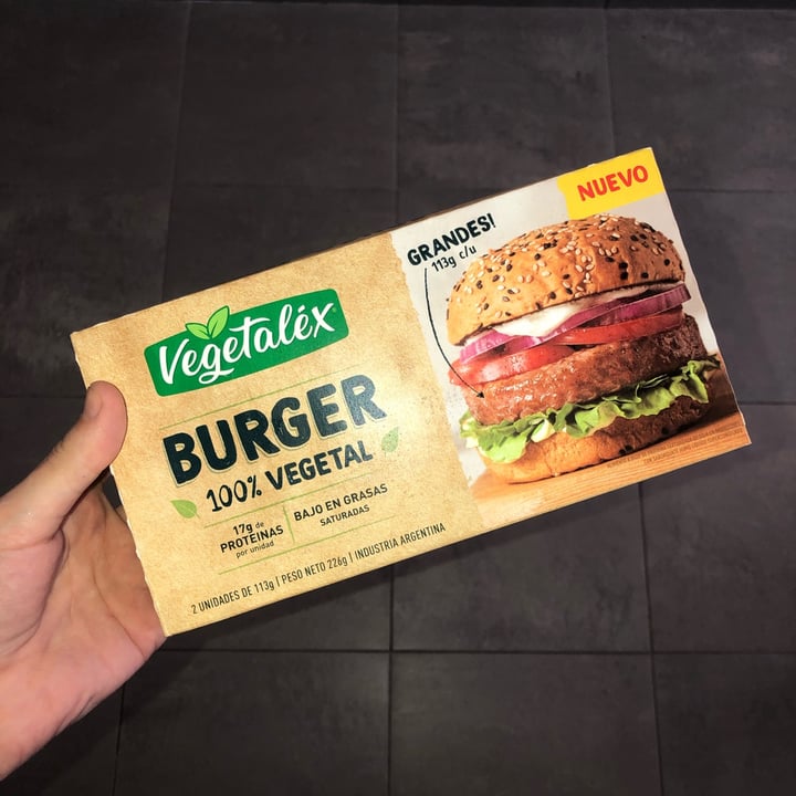 photo of Vegetalex Burger 100% Vegetal shared by @televape on  12 Dec 2021 - review