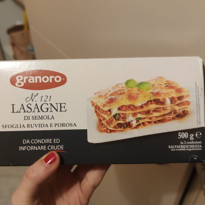 photo of Granoro Lasagne shared by @camylla on  01 Apr 2022 - review