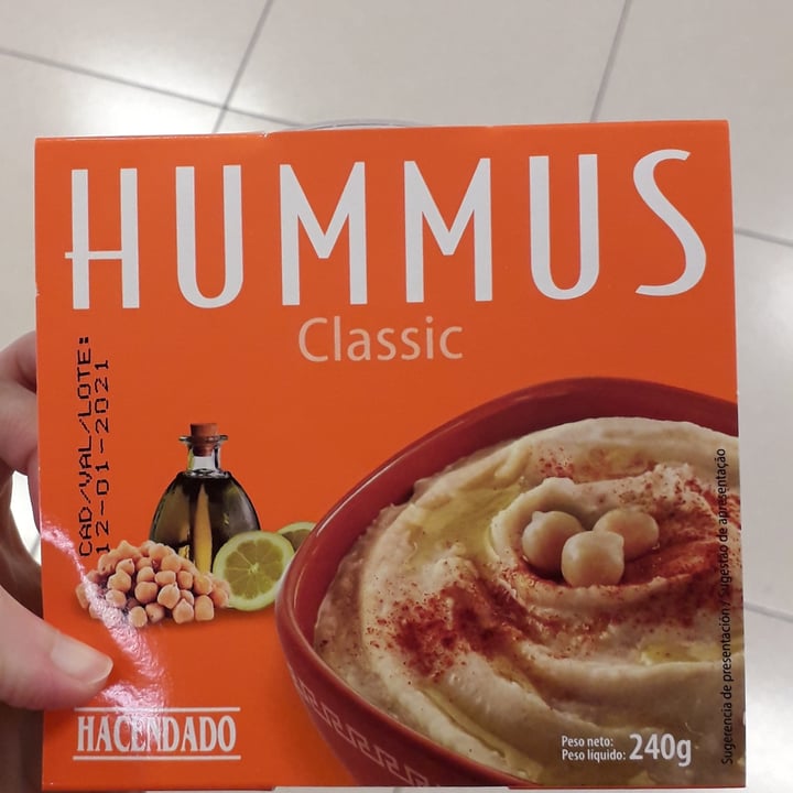 photo of Hacendado Hummus Classic shared by @kalidia on  22 Dec 2020 - review