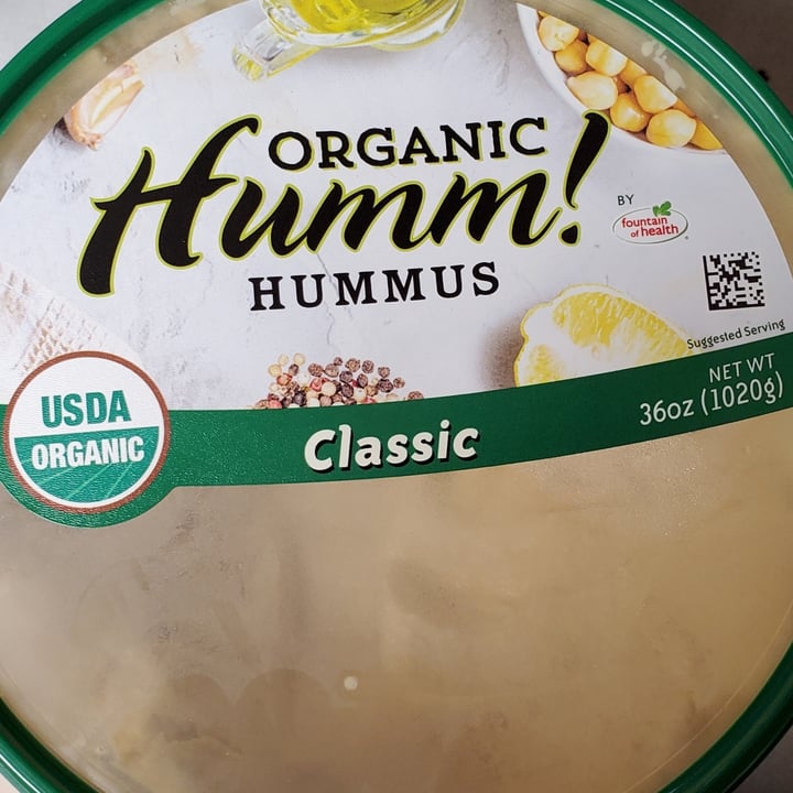 review photo of Fountain of Health Organic Humm! Hummus Classic shared by @krinney on 13 Oct 2021 - review