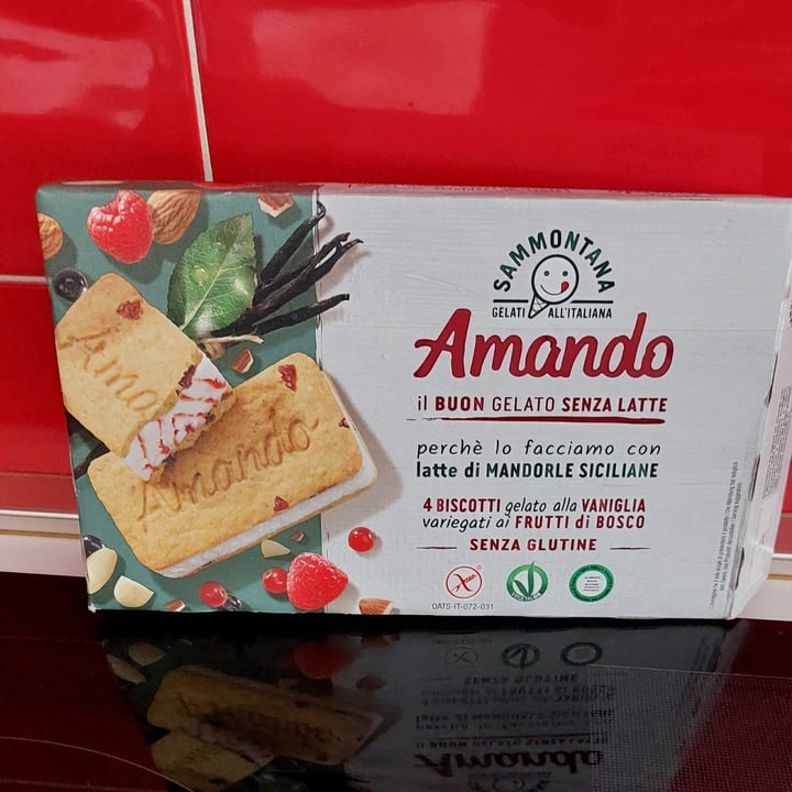 photo of Sammontana Biscotto gelato Amando frutti rossi shared by @laurabonetti on  21 Jul 2022 - review