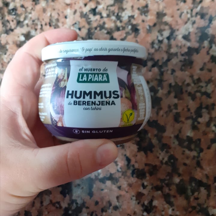 photo of La Piara Hummus De Berenjena shared by @-iria- on  10 Jan 2022 - review