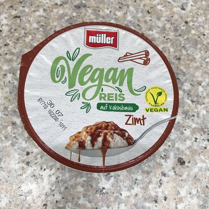 photo of Müller Vegan Reis Zimt shared by @cocowandel on  03 Jul 2021 - review