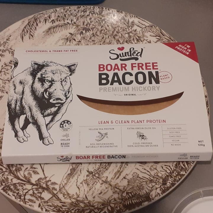 photo of Sunfed Sunfed® Boar Free Bacon™ Premium Hickory shared by @coconutmochalover on  11 Sep 2022 - review