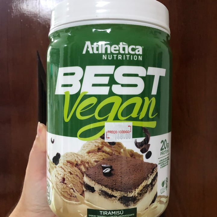 photo of Atlhetica Nutrition Best Vegan Tiramisú shared by @veganizai on  02 Feb 2022 - review