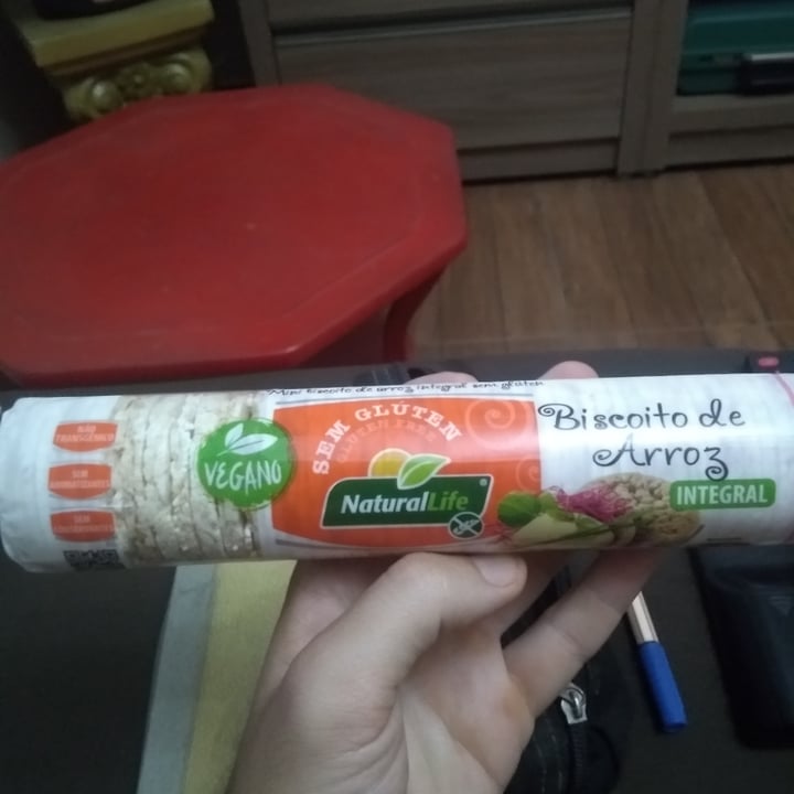 photo of NaturalLife Biscoito de arroz integral shared by @ednomar on  29 Apr 2022 - review