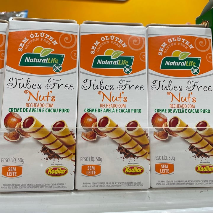 photo of NaturalLife Tubes Free Nuts Recheado Com Creme De Avelã shared by @feitodeplantas on  07 Sep 2021 - review