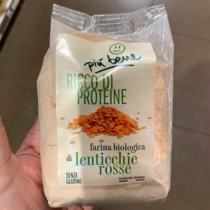 review photo of Piú bene Farina di lenticchie rosse shared by @aprilbagaglio on 30 Sep 2022 - review