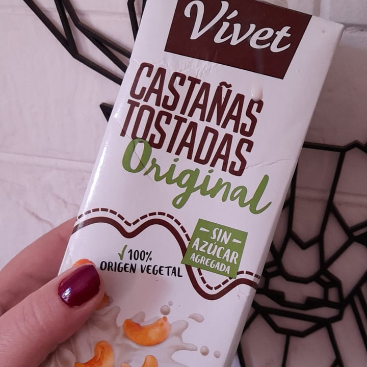 photo of Vívet Leche de Castañas Tostadas sabor Original Sin Azúcar shared by @paauvegan on  11 Dec 2021 - review