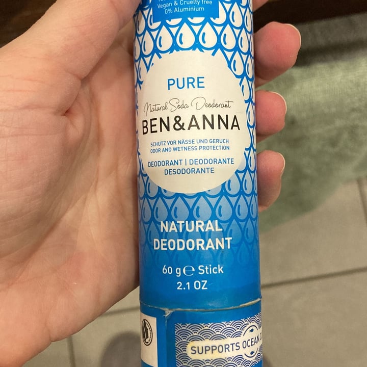photo of Ben & Anna Natural Deodorant shared by @ladarling on  03 Dec 2021 - review