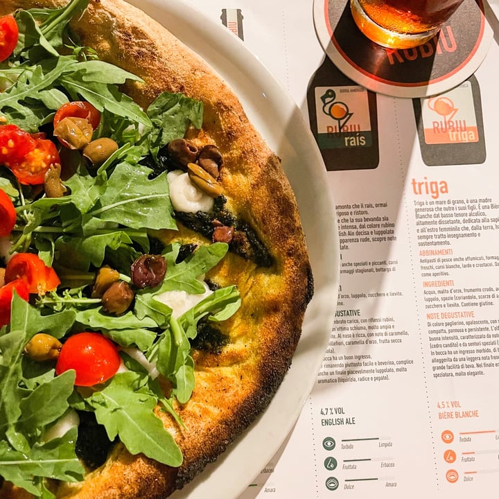 photo of Rubiu - Birrificio Artigianale e Brew Pub Pizza Riviera 100% Vegan shared by @misosoup on  07 Jul 2022 - review