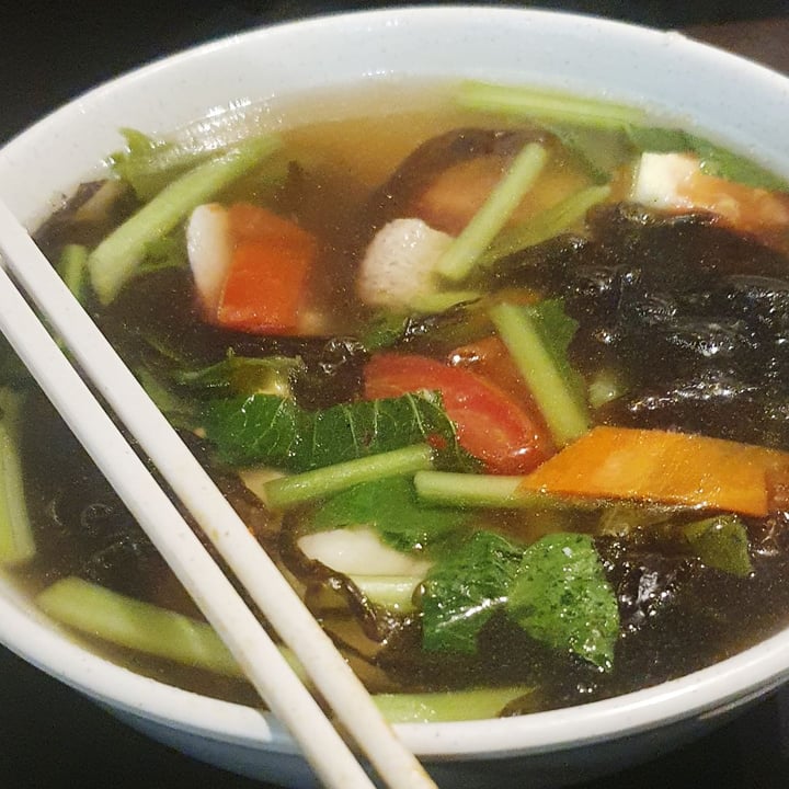 photo of Divine Realm Vegetarian Restaurant Seaweed Tofu Soup shared by @simhazel on  27 Feb 2020 - review