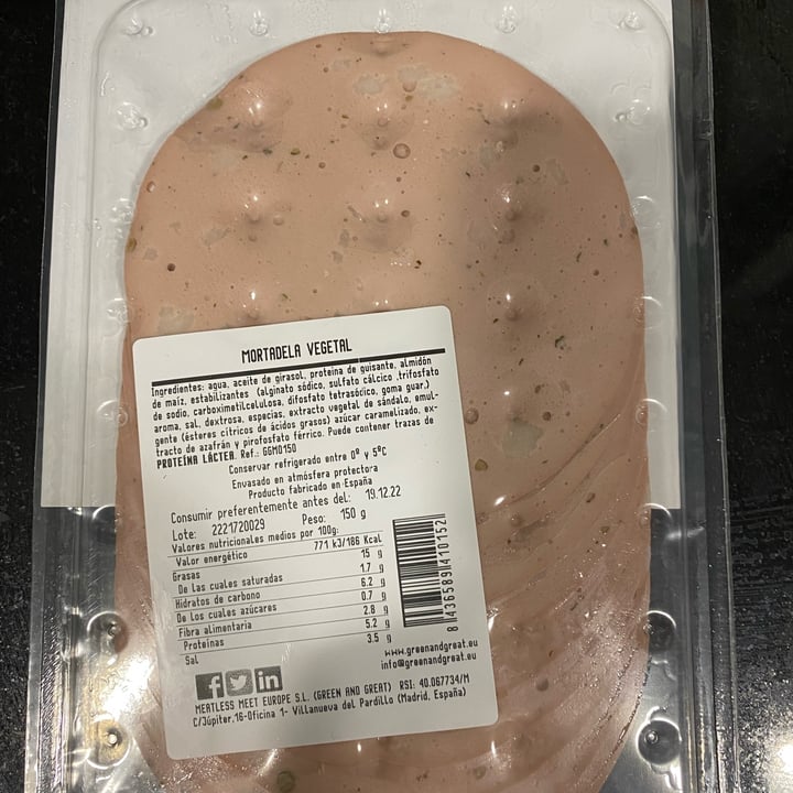 review photo of Green&Great Mortadela shared by @beaandveganfood on 22 Nov 2022 - review