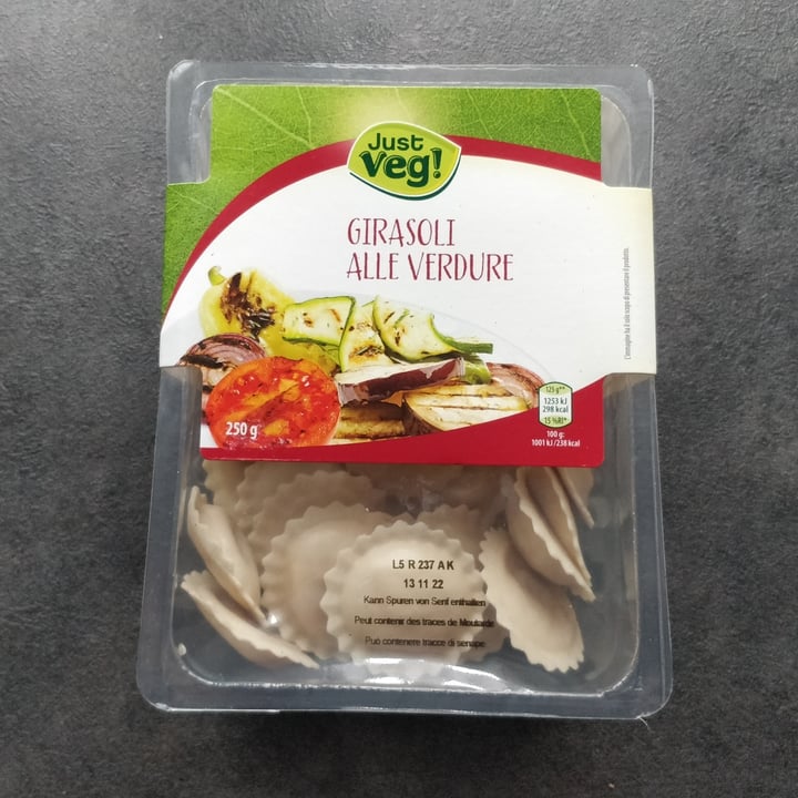 photo of Just Veg! (ALDI Italy) Ravioli di verdure grigliate shared by @foxtrotnovember on  12 Oct 2022 - review