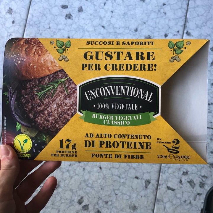 photo of Unconventional Burger Vegetale Classico - Classic Burger shared by @marina30 on  06 Jul 2022 - review