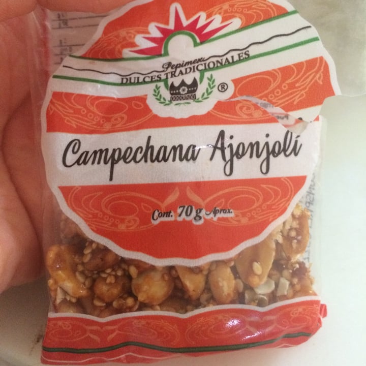 review photo of Dulces tradicionales Pepimex Campechana De Ajonjolí shared by @veganely on 17 Sep 2021 - review