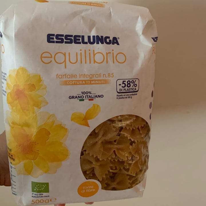 photo of Esselunga equilibrio Farfalle integrali shared by @flavia2 on  29 Aug 2022 - review