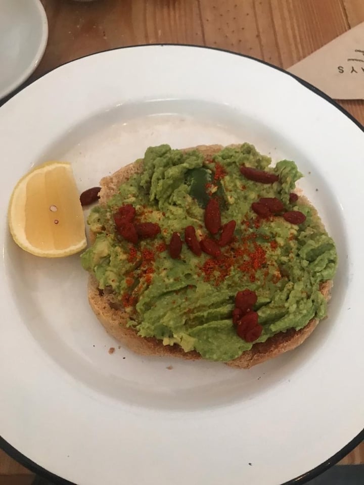 photo of OL'DAYS Coffee and Deli Avocado toast shared by @sabrinatattooart on  08 Mar 2020 - review