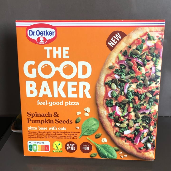 review photo of Dr. Oetker Pizza de espinacas y semillas de calabaza shared by @chuser on 18 May 2022 - review