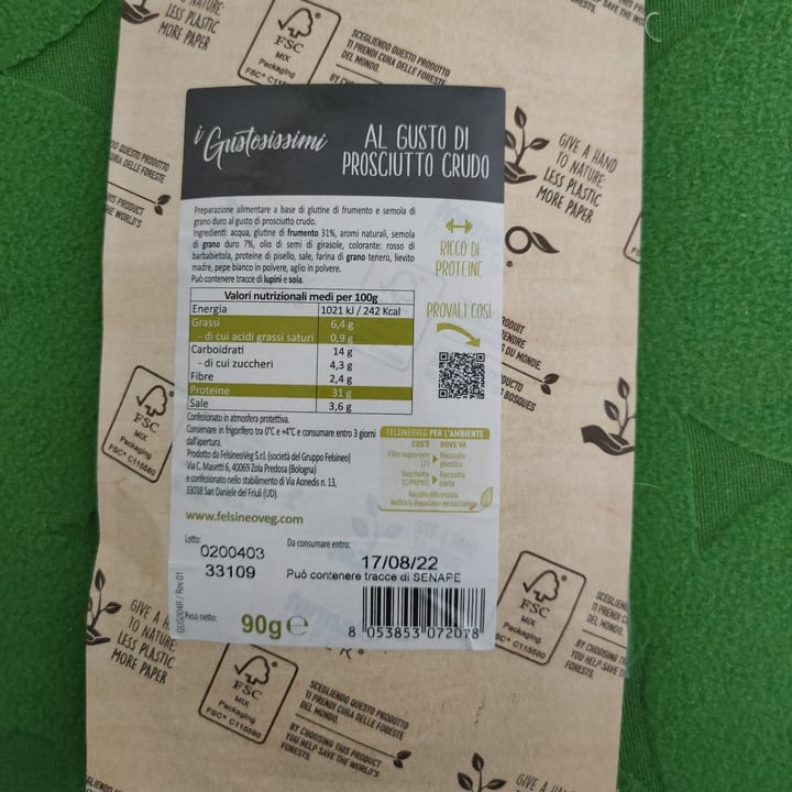 review photo of I gustosissimi Al Gusto di prosciutto crudo shared by @aleliber on 04 Jul 2022 - review