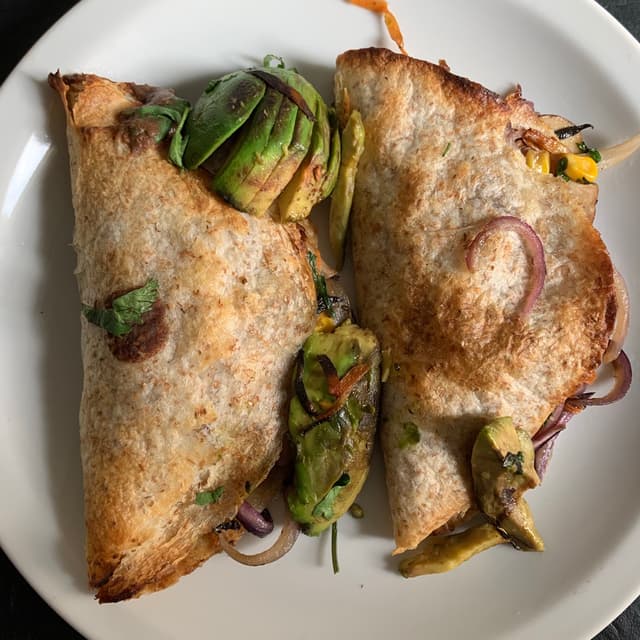 Photo of the dish “Quesadillas de Tofu y vegetales”