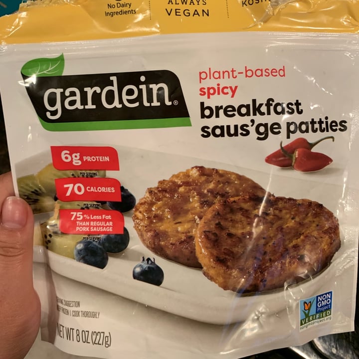 photo of Gardein Breakfast Saus’age Patties Spicy shared by @veghui on  09 Oct 2021 - review