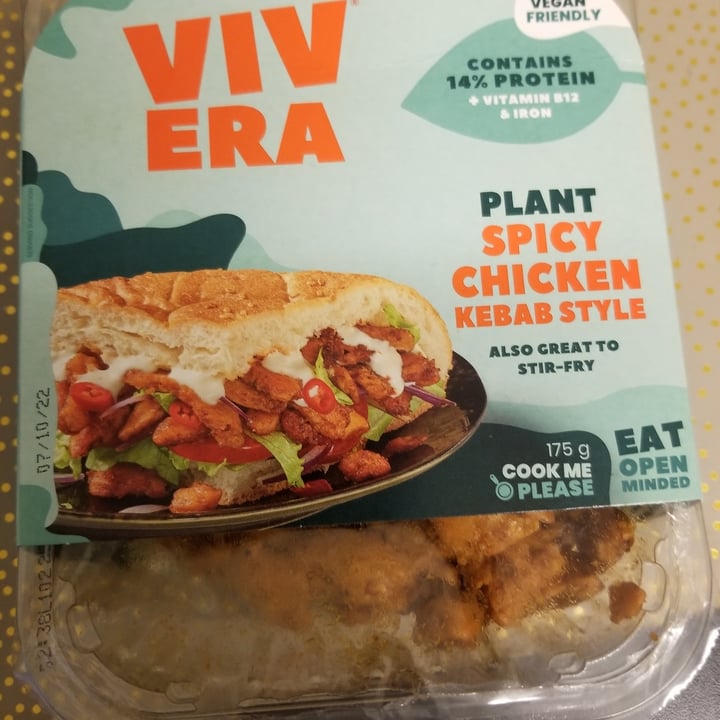 photo of Vivera Spicy Chicken kebab shared by @rockchic on  01 Oct 2022 - review